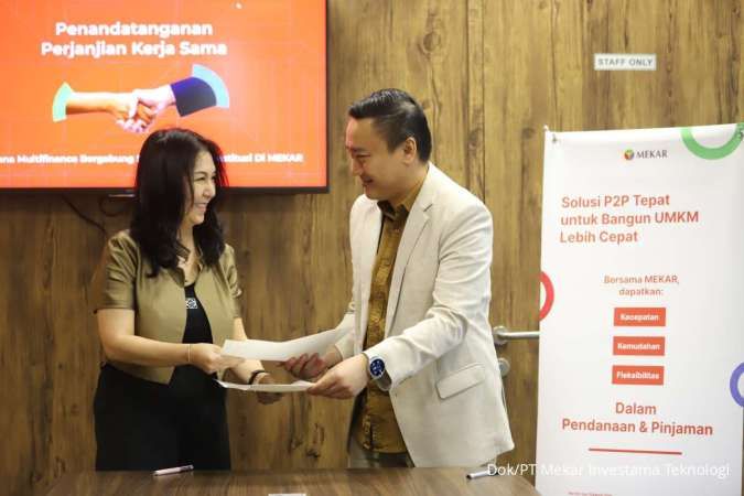 Dorong Pendanaan UMKM, Mekar Investama Gandeng Ciptadana Multifinance