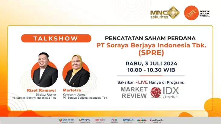 Intip Prospek lalu juga Rencana Bisnis Emiten SPRE di dalam di Talkshow IDX Channel